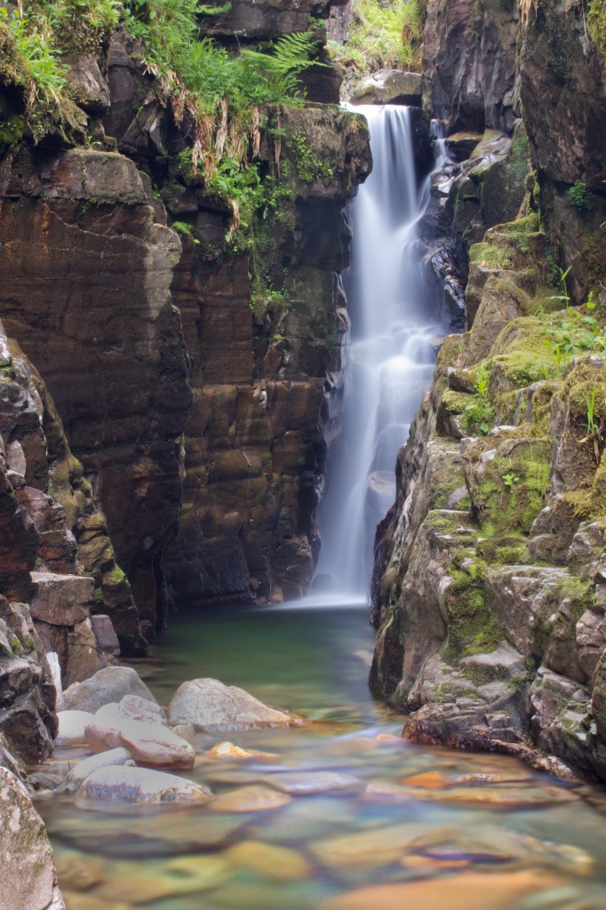 Bridge of Orchy, Scotland, United Kingdom jigsaw puzzle in Waterfalls puzzles on TheJigsawPuzzles.com